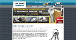 Desktop Screenshot of palmspringslocksmith.net